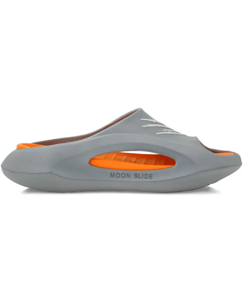 Philipp Plein Moon Pantoletten - Grau Grau