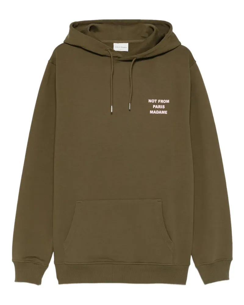 Drôle de Monsieur Hoodie mit Kordelzug - Grün Grün