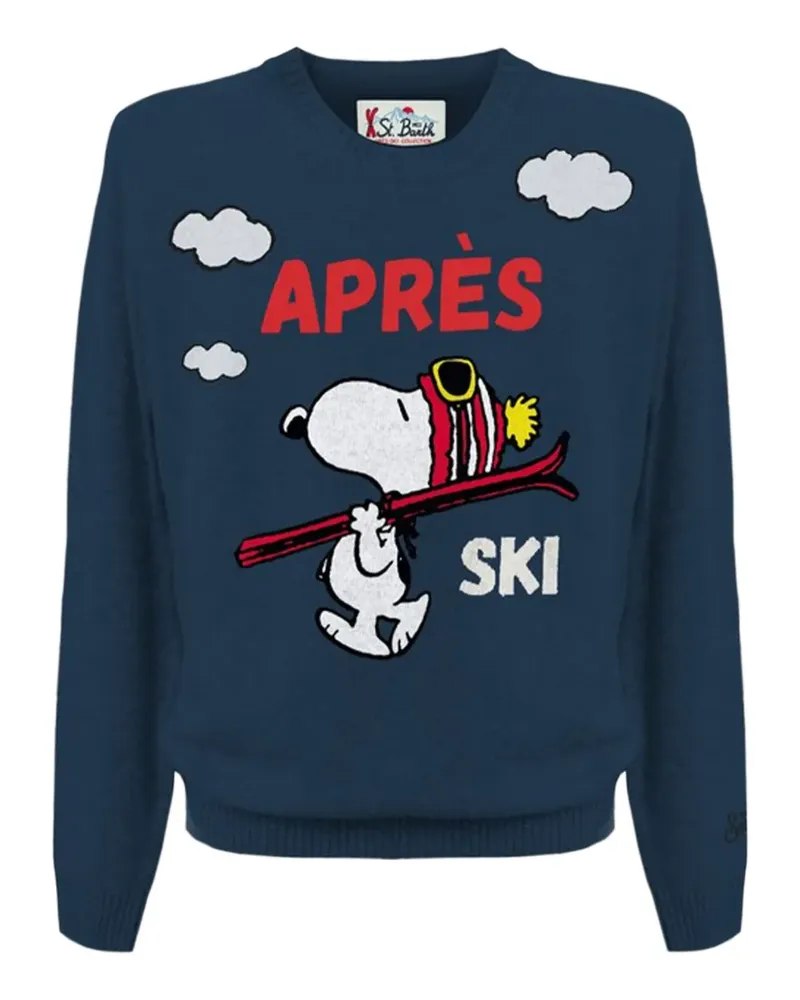 MC2 Saint Barth Pullover mit Snoopy-Print - Blau Blau