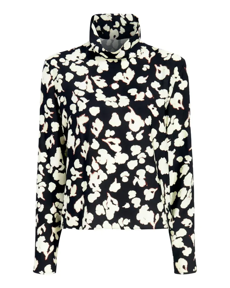 Proenza Schouler Ansel floral-print blouse - Schwarz Schwarz