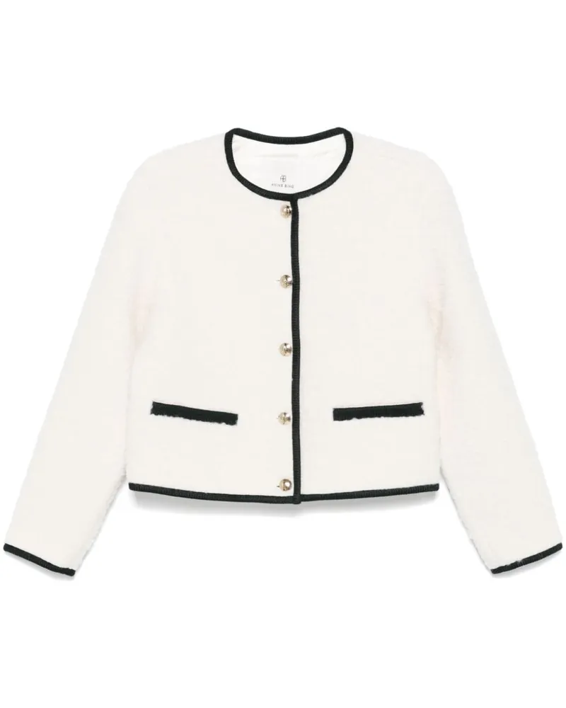 Anine Bing Blazer mit Kontrastborten - Nude Nude