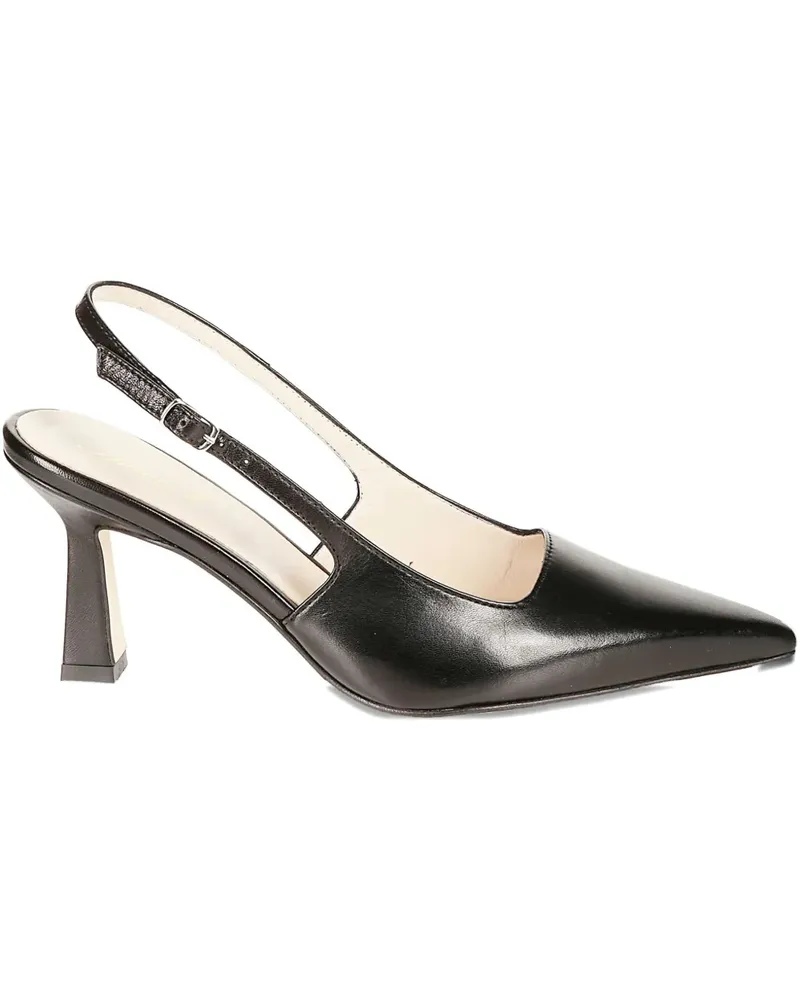 Anna F. Spitze Slingback-Pumps - Schwarz Schwarz