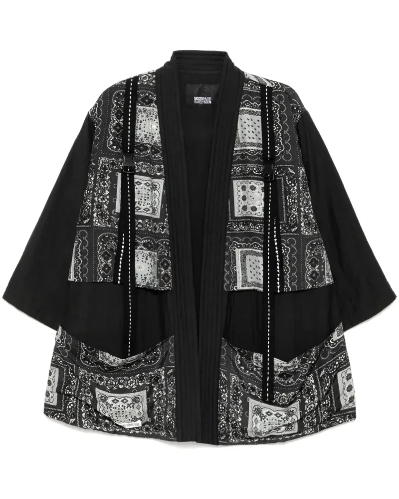 Mostly Heard Rarely Seen Fisherman Kimono-Jacke - Schwarz Schwarz