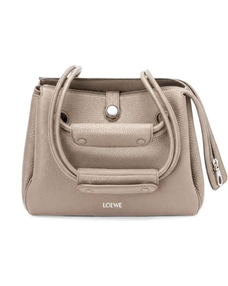 Loewe Kleine Madrid Tasche aus geschmeidigem, gekörntem Kalbsleder - Nude Nude