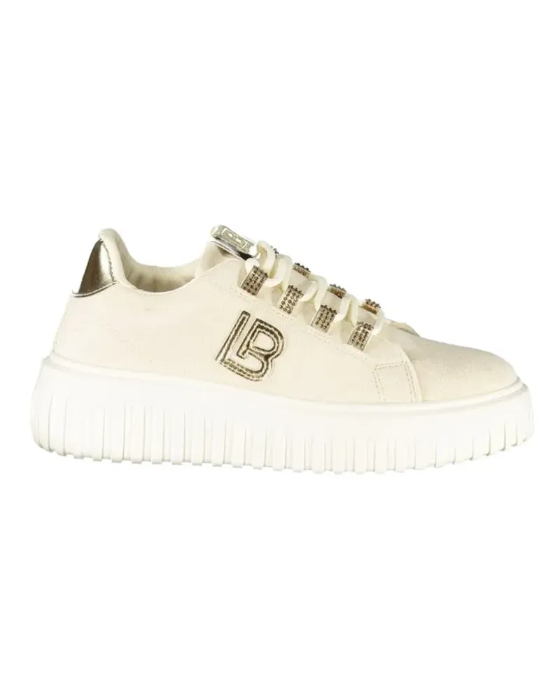 Laura Biagiotti logo-detail platform sneakers - Nude Nude