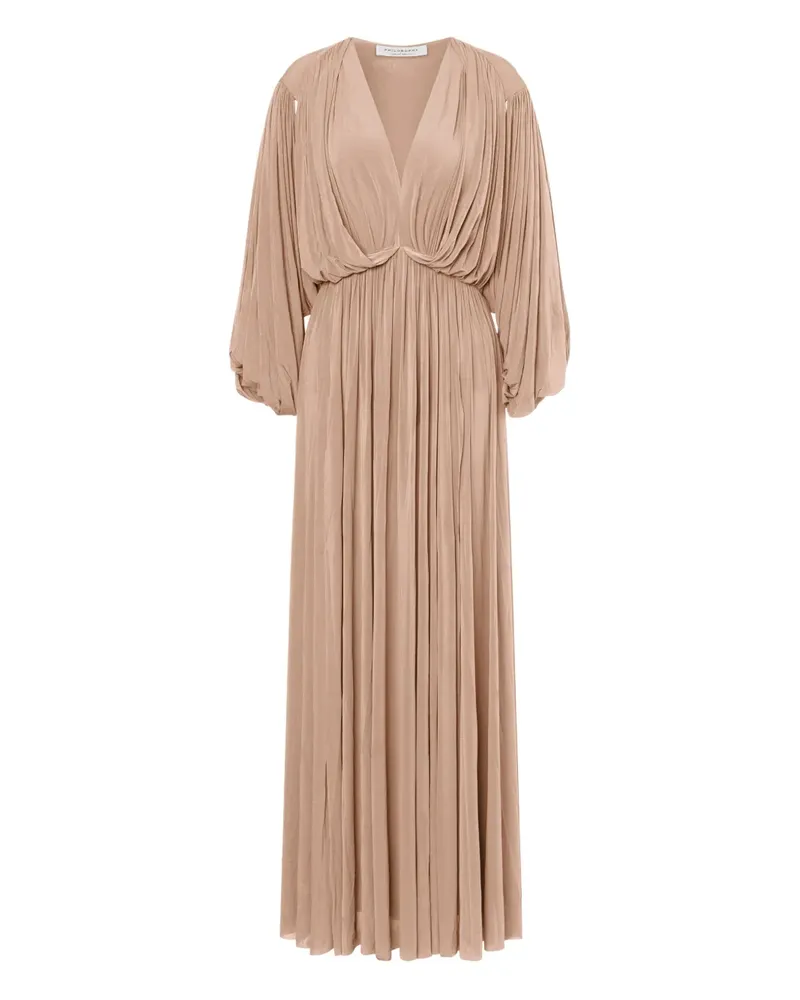 Philosophy Di Lorenzo Serafini Kleid mit V-Ausschnitt - Nude Nude