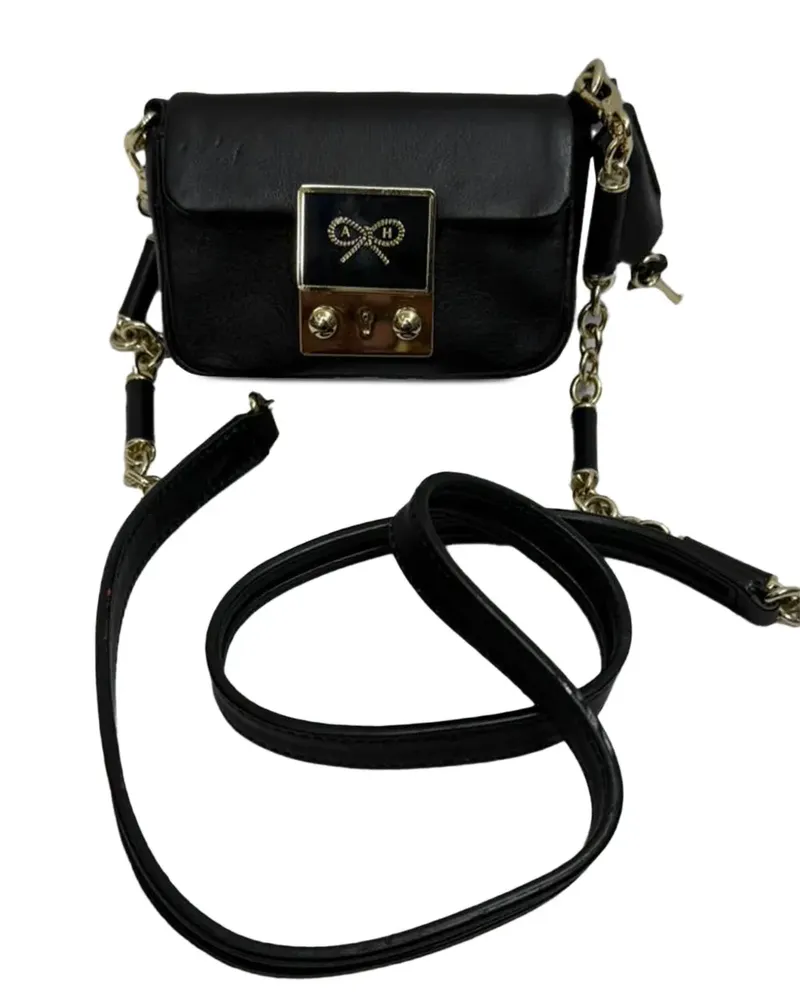 Anya Hindmarch Tiny Tim crossbody bag - Schwarz Schwarz
