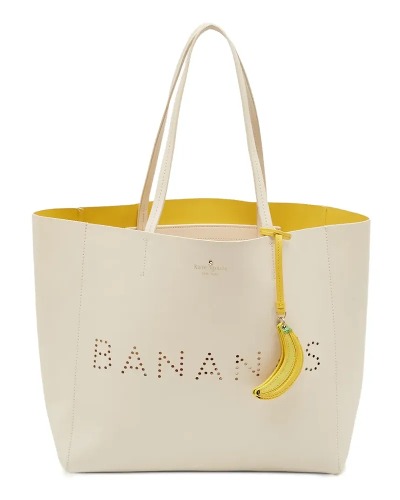 Kate Spade Perforierter Hallie Tote Bag - Weiß Weiß