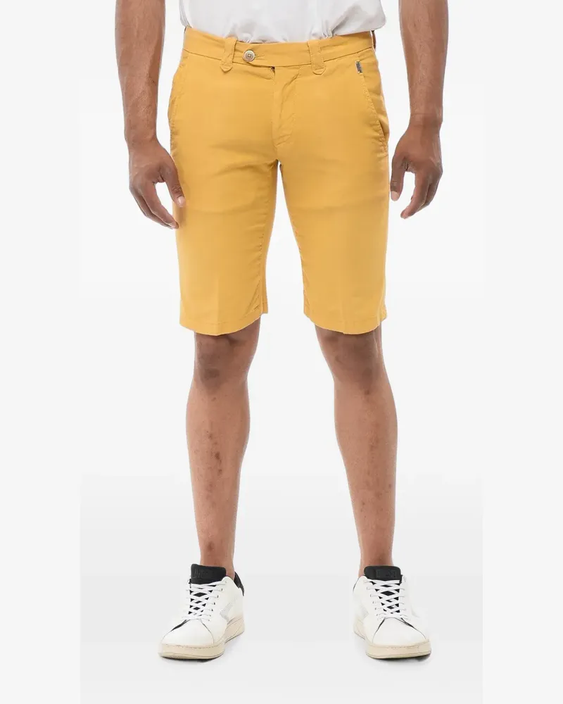Corneliani button-fastening chino shorts - Gelb Gelb