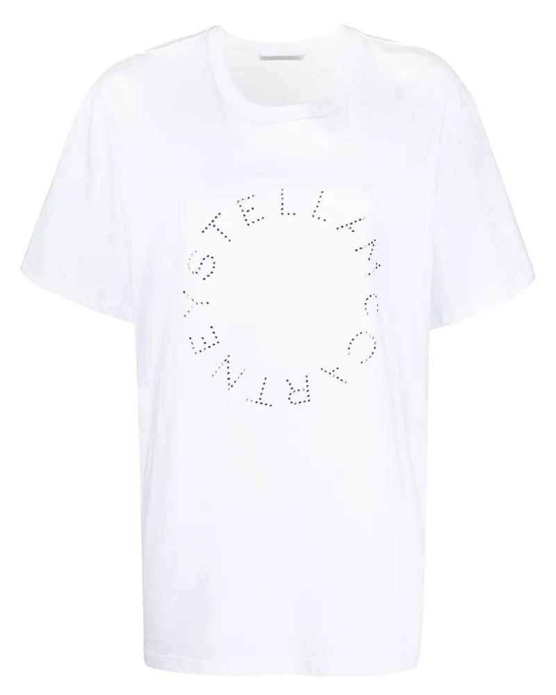 Stella McCartney T-Shirt mit kurzen Ärmeln - Weiß Weiß