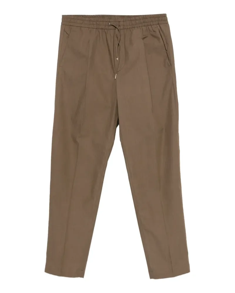 Briglia 1949 drawstring elasticated-waist trousers - Braun Braun