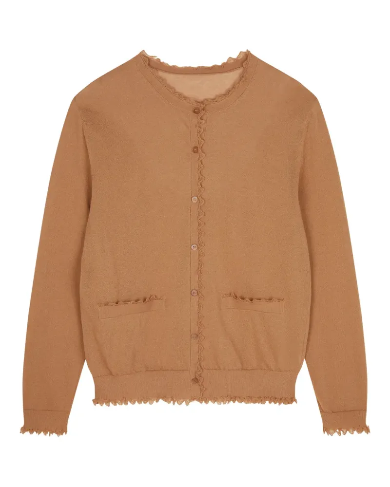 JNBY Cardigan mit Muschelsaum - Braun Braun