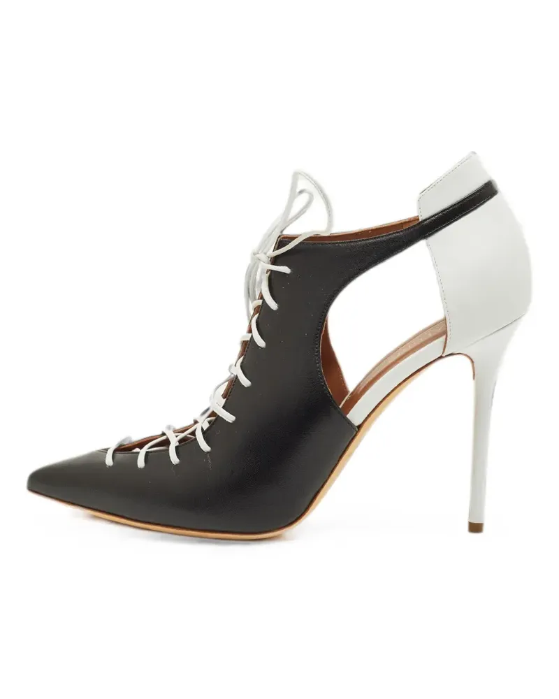 Malone Souliers Montana lace-up heeled pumps - Schwarz Schwarz