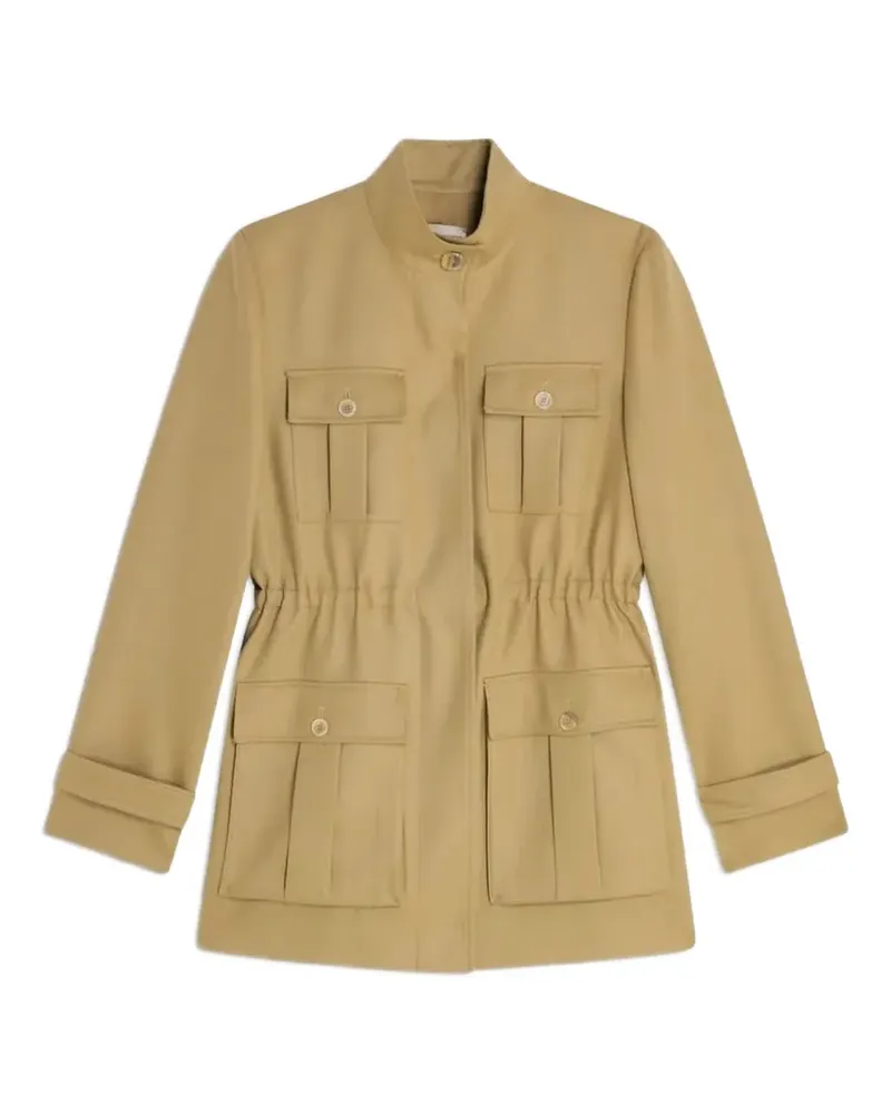 Semicouture Tracie military jacket - Nude Nude