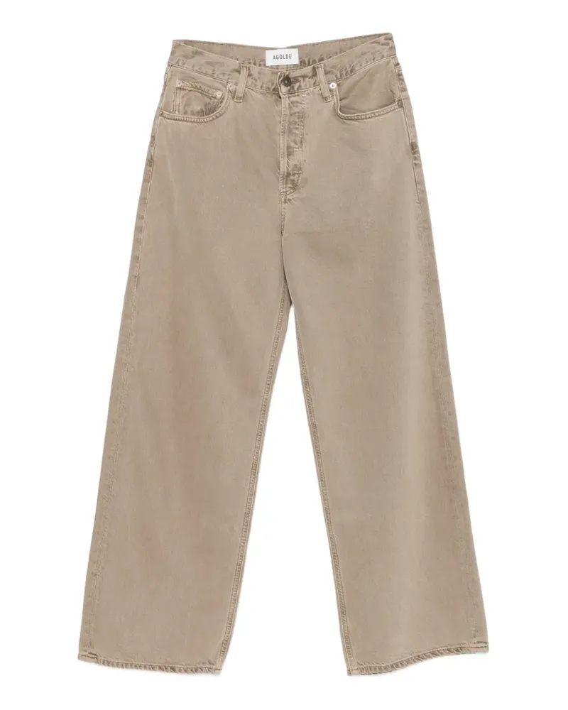AGOLDE Tief sitzende Slung Baggy Jeans - Grau Grau