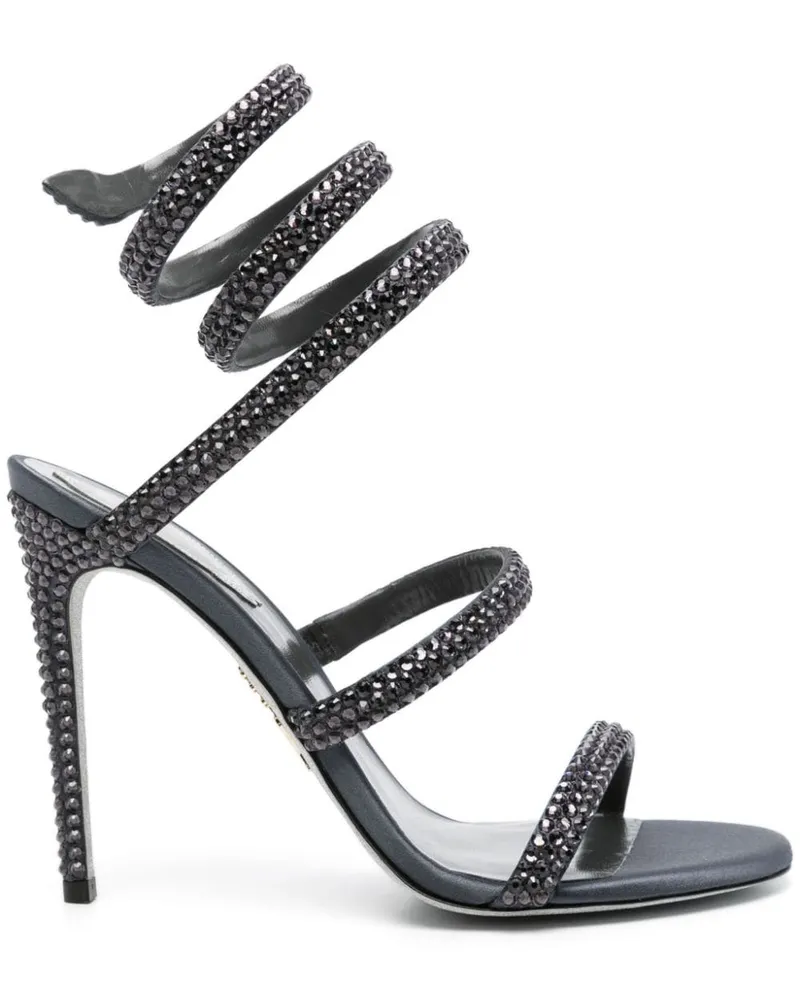 René Caovilla Cleo Sandalen 105mm - Grau Grau
