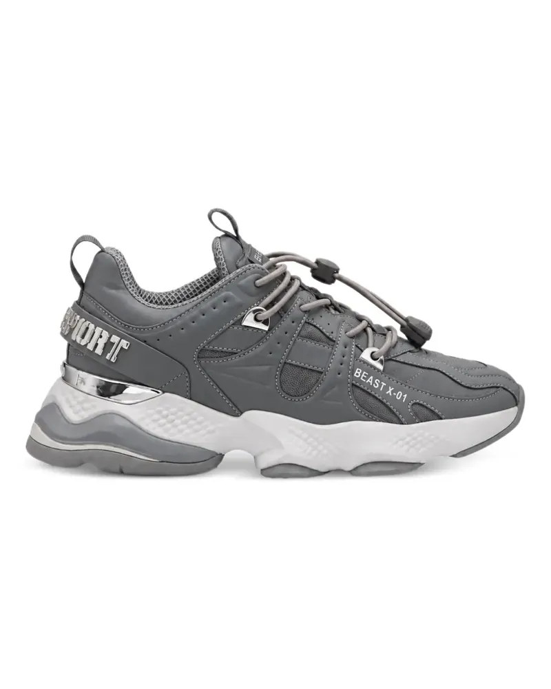 Philipp Plein Runner Beast X-01 Sneakers - Grau Grau