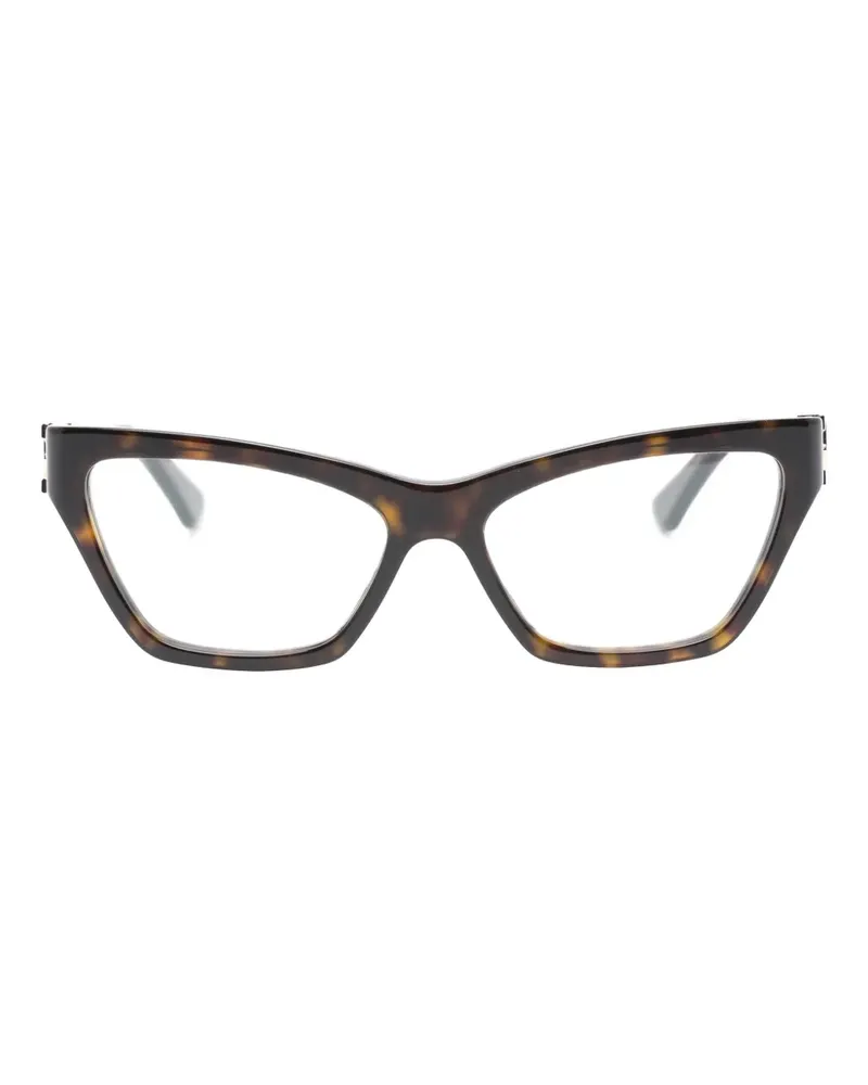 Cartier Brille mit Logo - Braun Braun