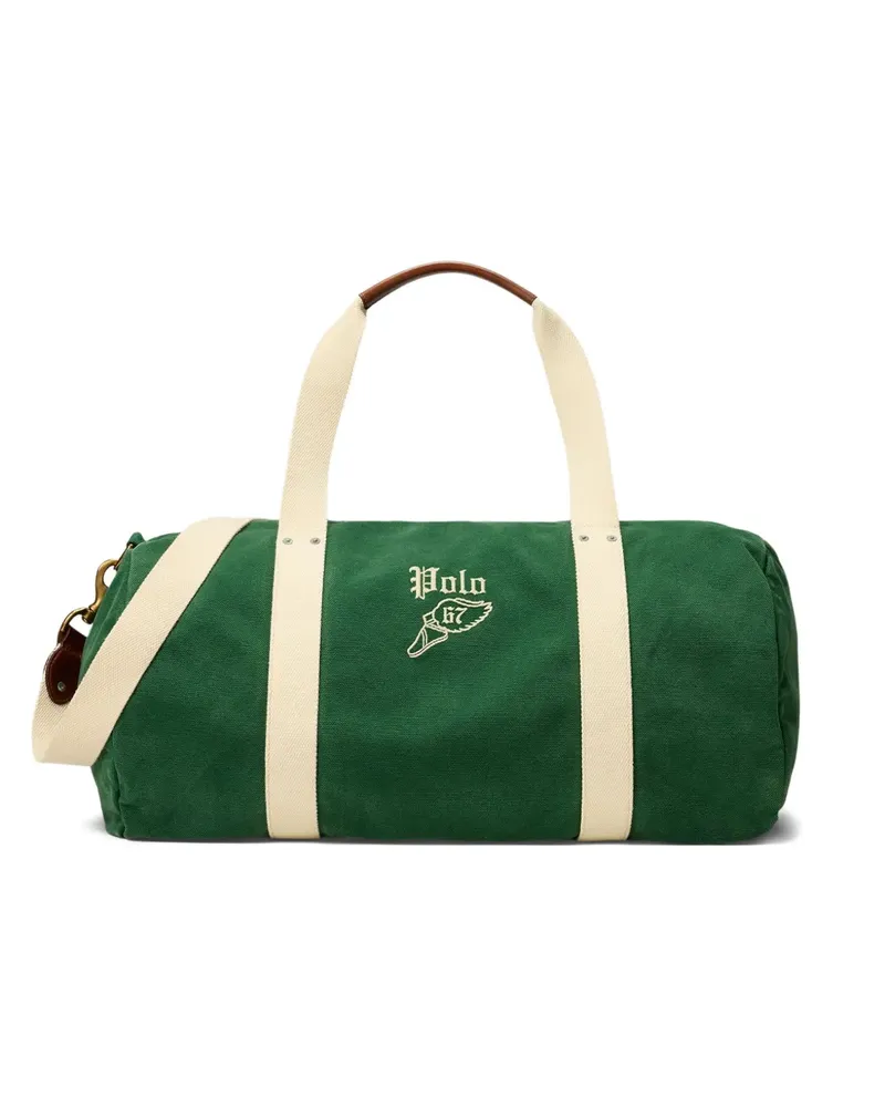 Ralph Lauren Reisetasche aus besticktem Canvas - Grün Grün