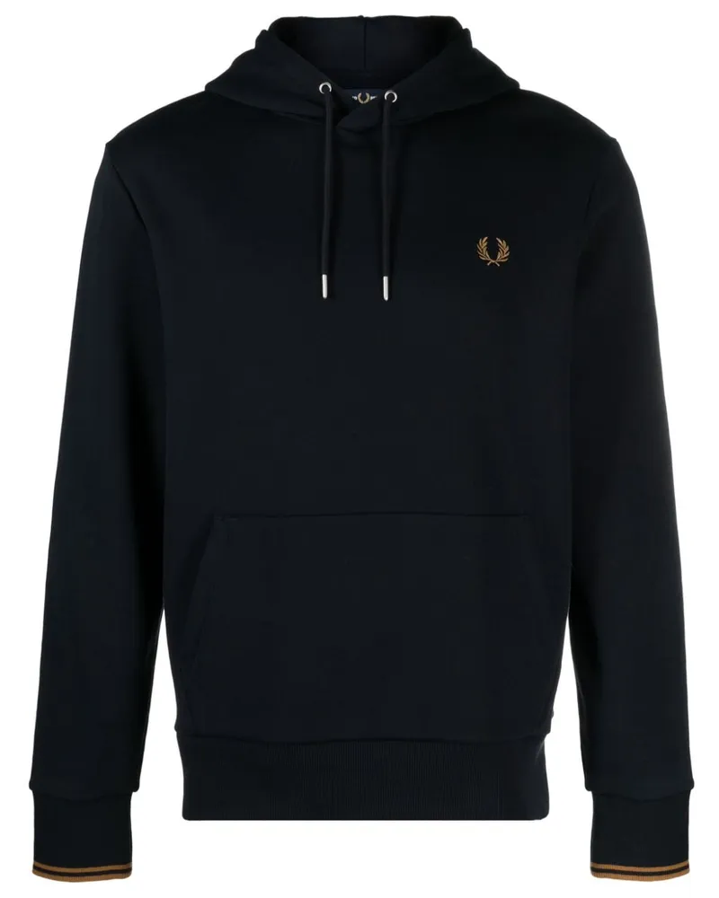 Fred Perry Hoodie mit Kordelzug Blau