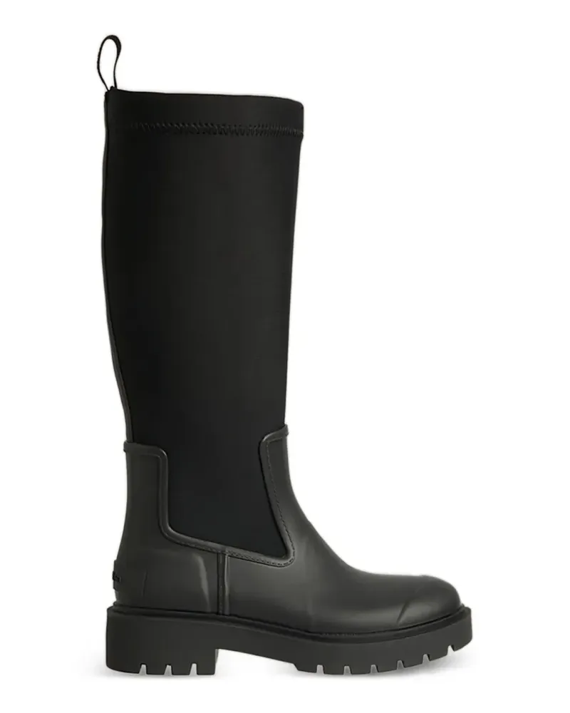 Calvin Klein lug-sole rain boots - Schwarz Schwarz