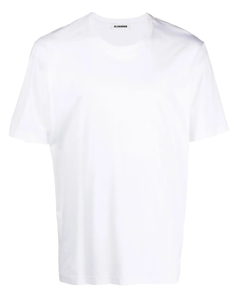 Jil Sander Klassisches T-Shirt - Weiß Weiß