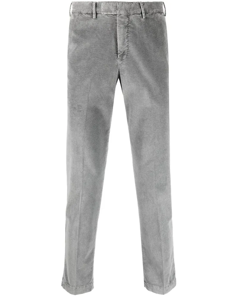 PT TORINO Cordhose mit geradem Bein - Grau Grau