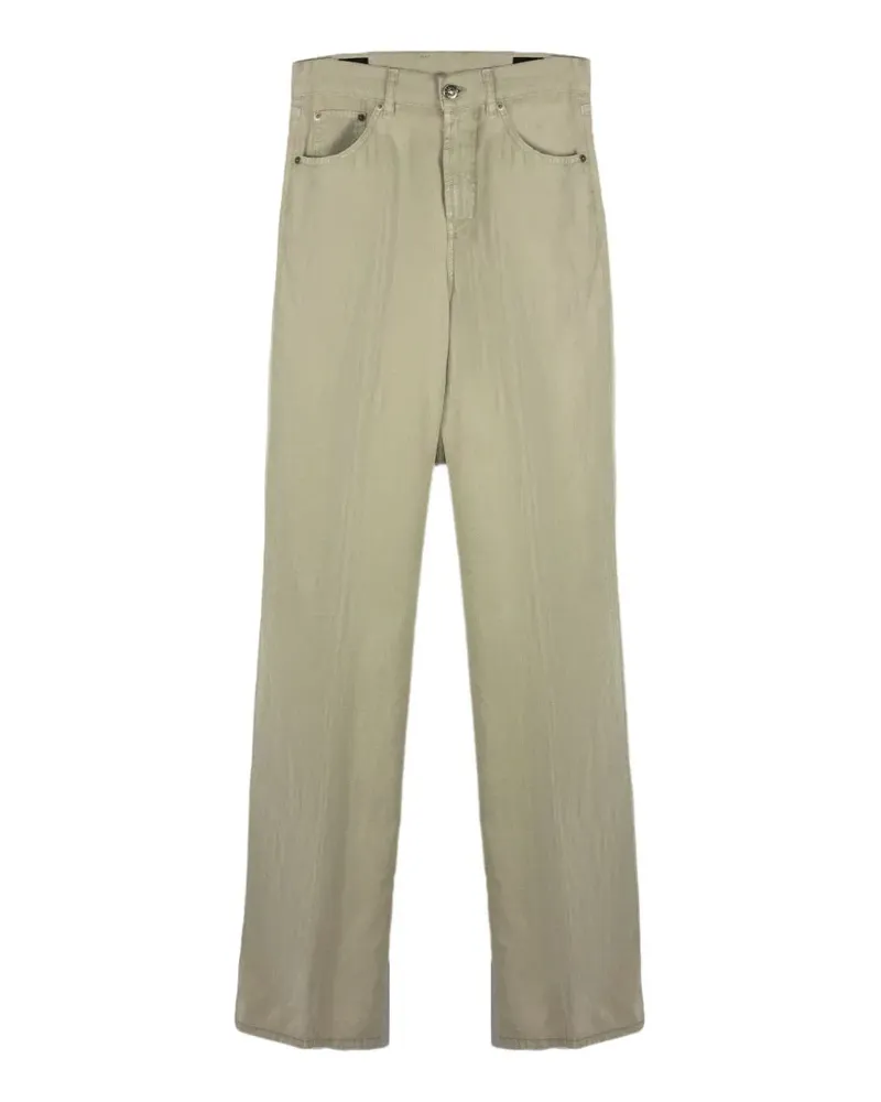 Dondup Weite Hose im Five-Pocket-Design - Nude Nude