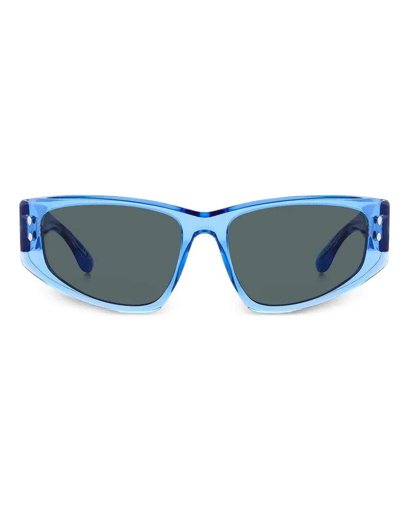 Isabel Marant Sonnenbrille mit eckigem Gestell - Blau Blau