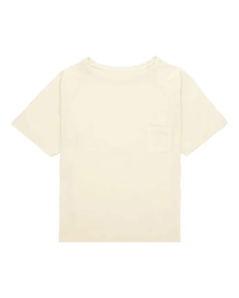 Fortela Vermont T-Shirt mit aufgesetzter Tasche - Nude Nude