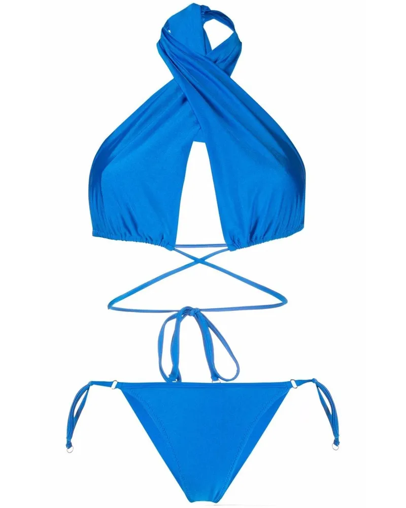 Noire Swimwear Klassischer Bikini - Blau Blau
