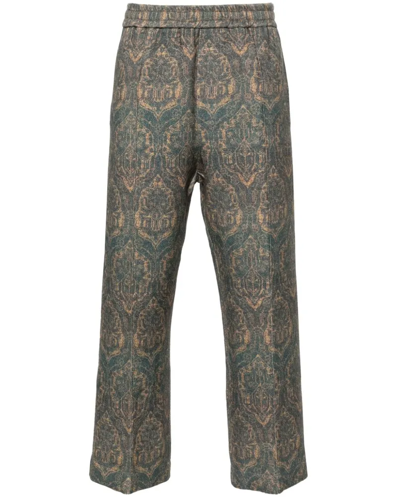 Pierre-Louis Mascia Hose mit grafischem Print - Blau Blau
