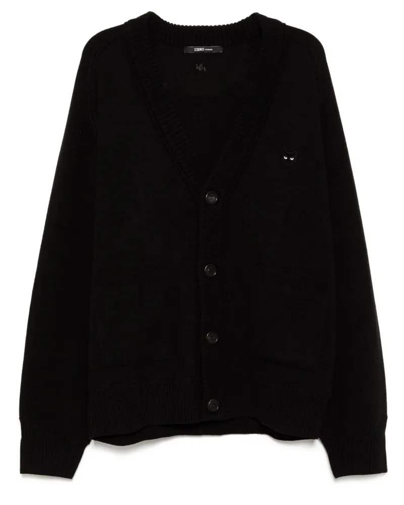 SONGZIO Panther Raglan-Cardigan - Schwarz Schwarz