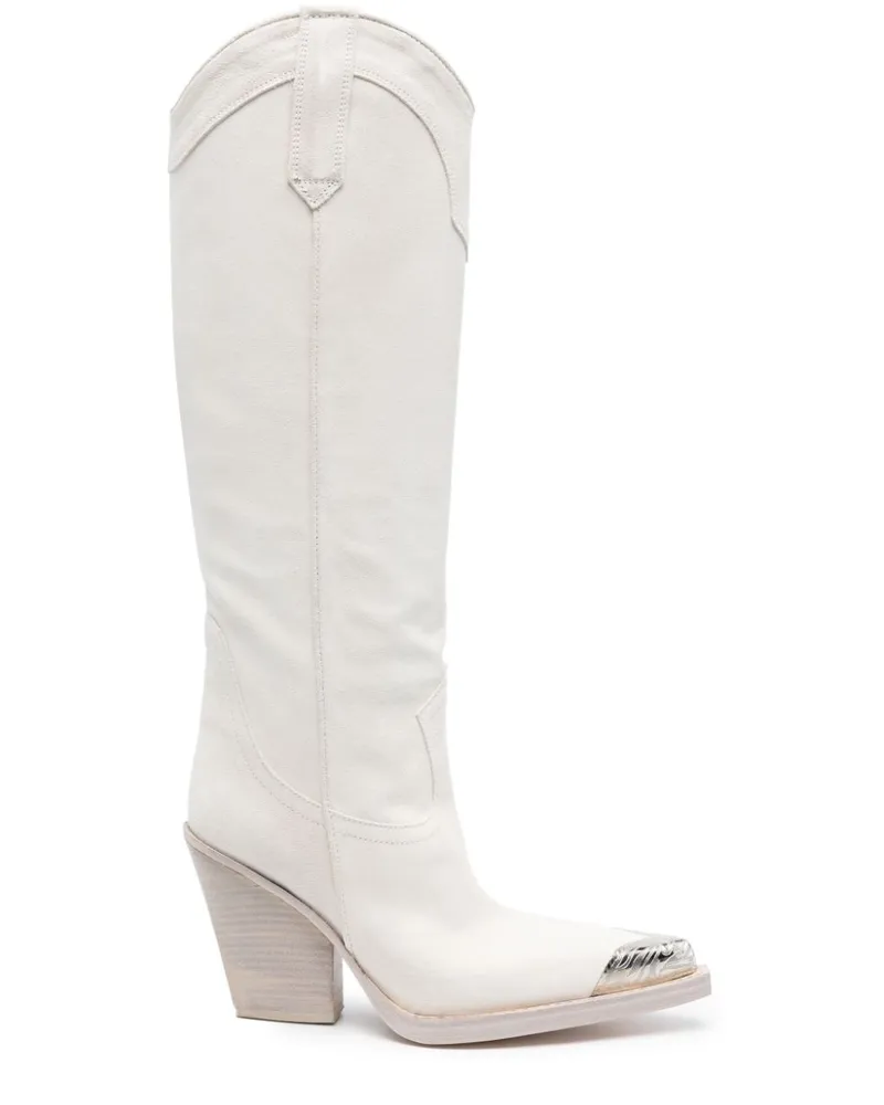 Paris Texas El Dorado Stiefel 100mm - Weiß Weiß
