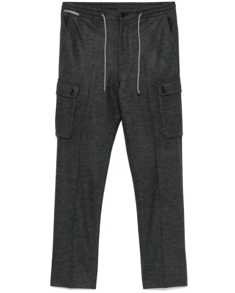 Corneliani Cargohose mit Kordelzug - Grau Grau