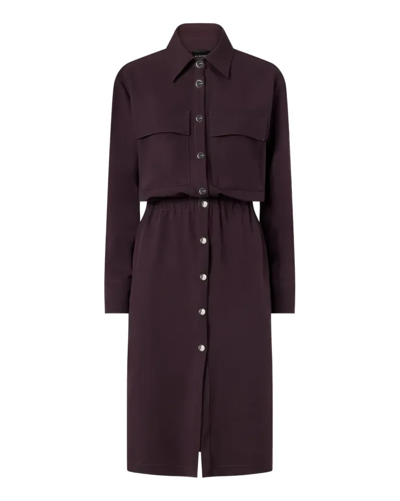 Pinko Midikleid mit elastischer Taille - Violett Violett
