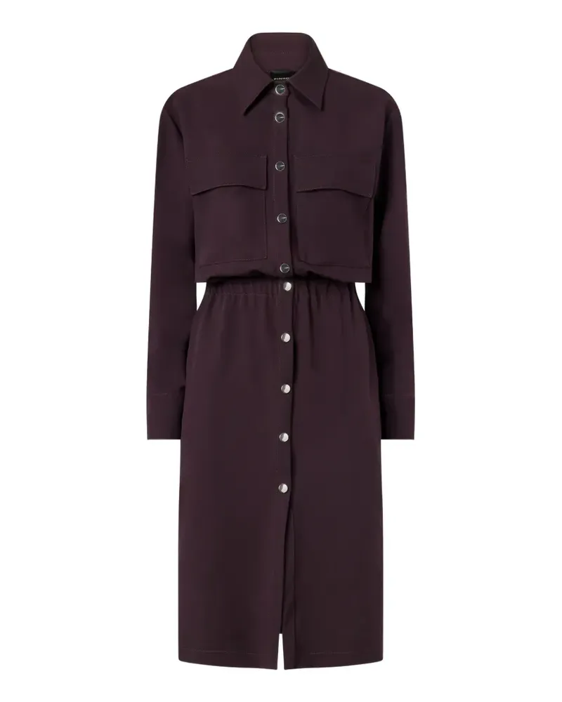 Pinko Midikleid mit elastischer Taille - Violett Violett