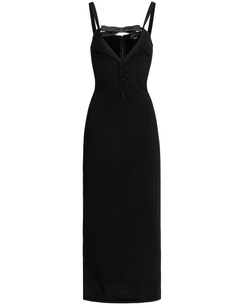 Giambattista Valli Langes Kleid mit Cut-Outs - Schwarz Schwarz