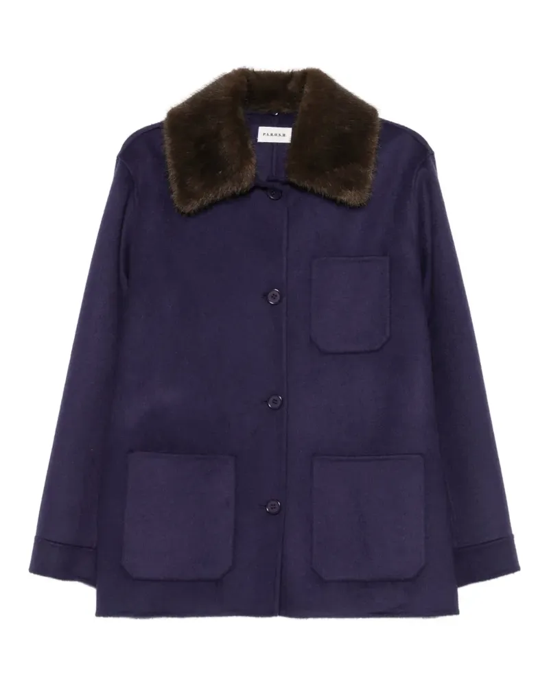 P.A.R.O.S.H. P.A.R.O H. Blazer mit Gürtel - Violett Violett