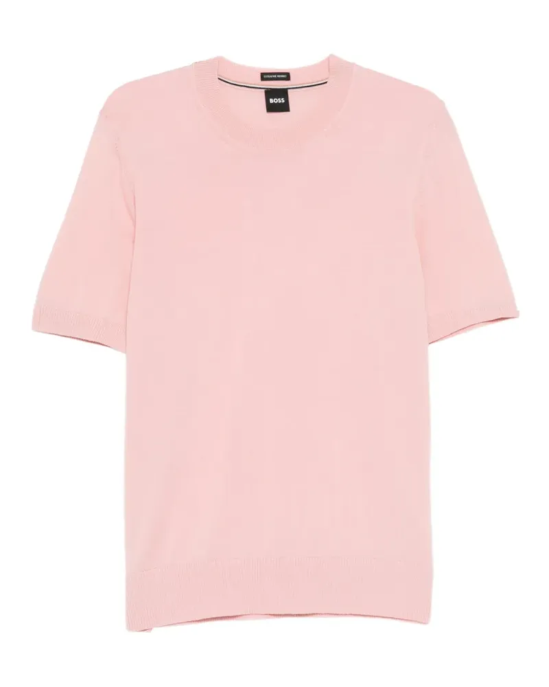HUGO BOSS fine-knit wool top - Rosa Rosa