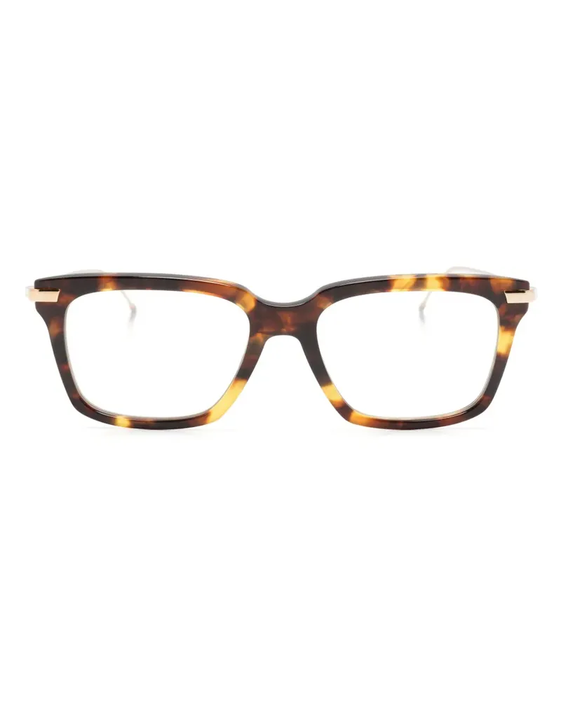 Thom Browne Brille mit eckigem Gestell - Braun Braun