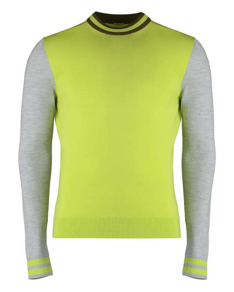 Malo Pullover aus Schurwolle - Grün Grün