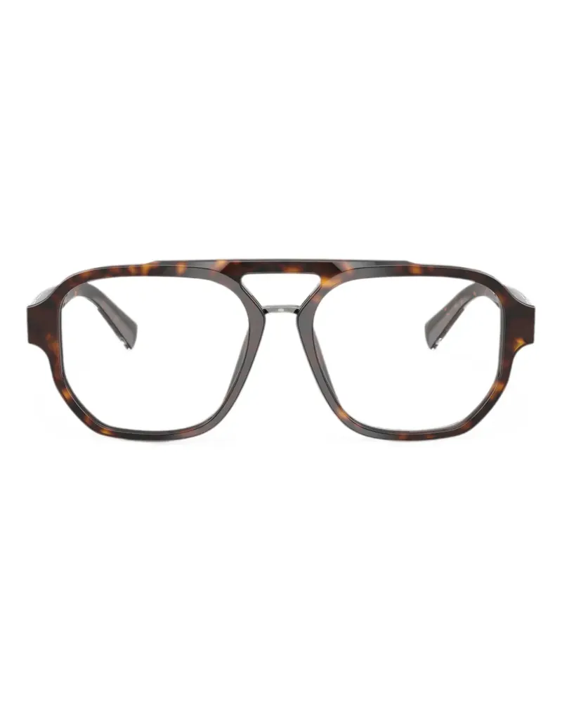 Dolce & Gabbana pilot-frame glasses - Braun Braun