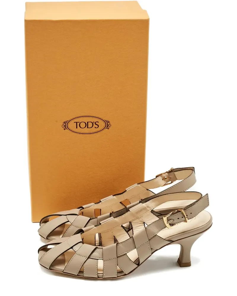TOD'S slingback sandals - Grau Grau