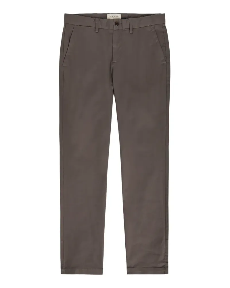 Gant Hose mit Gürtelschlaufen - Grau Grau
