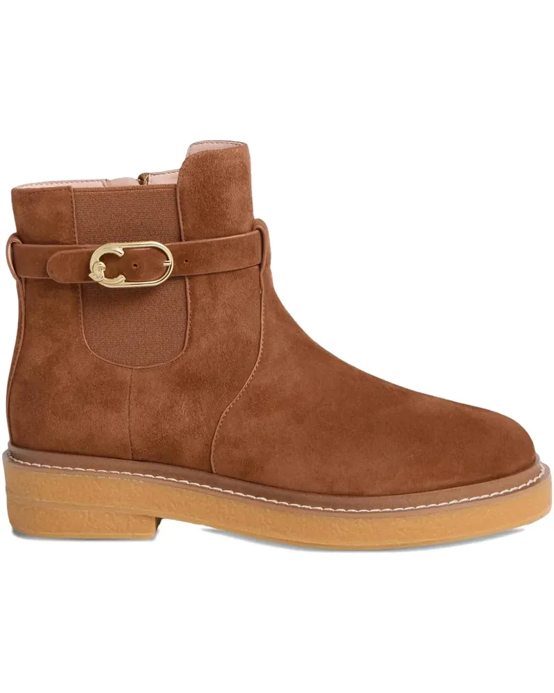 Coccinelle C-Saddle ankle boots - Braun Braun