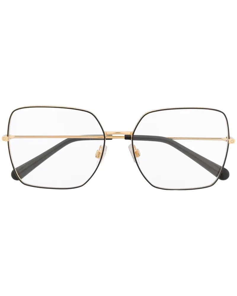 Dolce & Gabbana Eckige Brille - Gold Gold