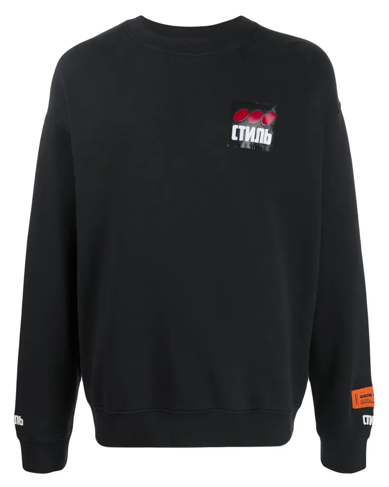 Heron Preston Sweatshirt mit Logo-Print - Schwarz Schwarz