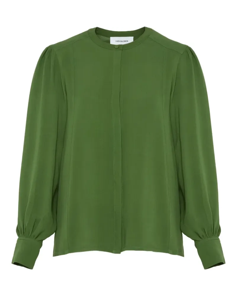 Yves Salomon silk shirt - Grün Grün