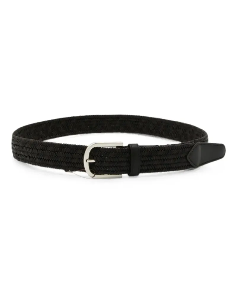 Canali Gewebter Gürtel - Braun Braun